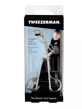 Tweezerman Classic Lash Curler With 3 Replacement Silicone Pads Vegan & Cruelty-